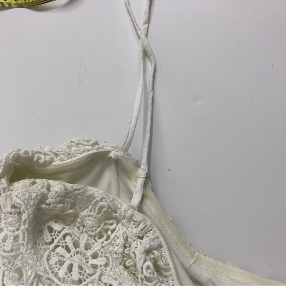 Free People Cream Sydney Lace Tube Top Small - Picture 8 of 8